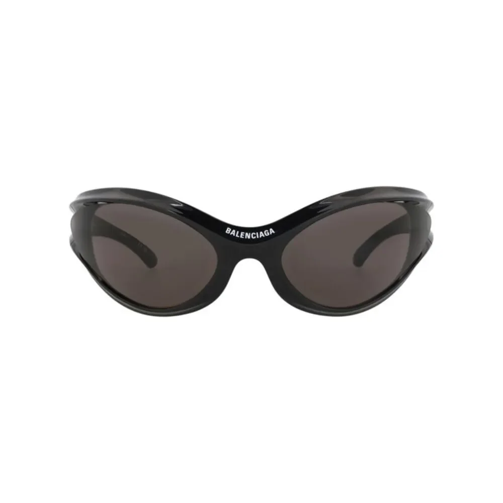Balenciaga Shield-Frame Bio Injection Sunglasses Black Unisex-Adult